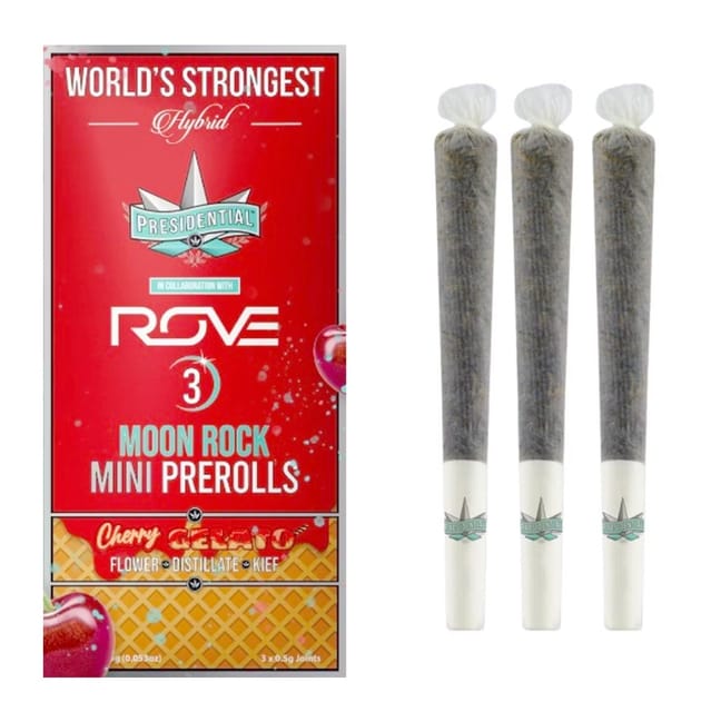Cherry Gelato (I) Mini Moon Rock Prerolls 3pk - Cherry Gelato (I)