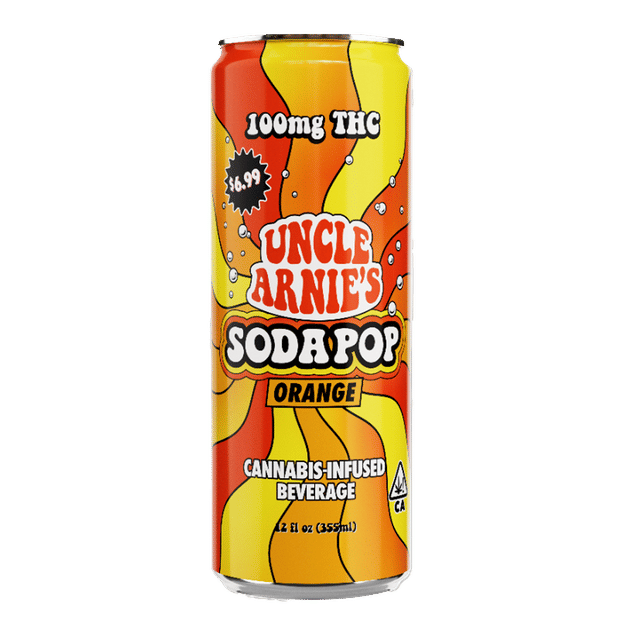 Orange Soda Pop - Beverage - 12oz (100mg)