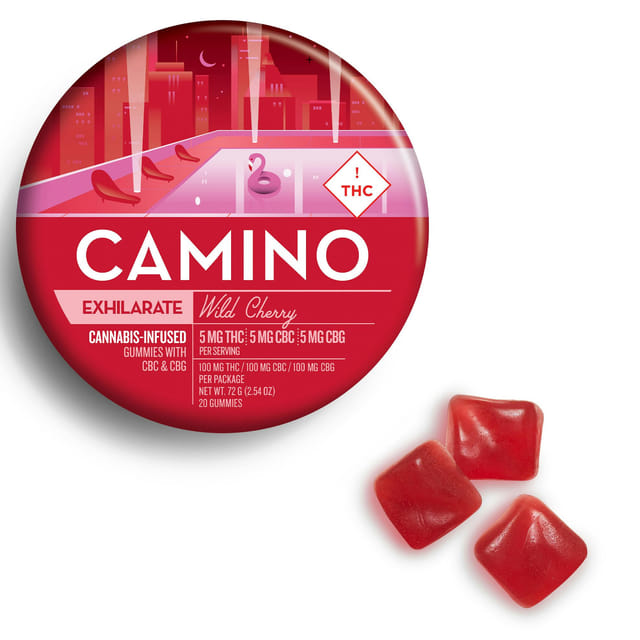 Wild Cherry 1:1:1 CBG:CBC - Camino Gummies - Wild Cherry (S)
