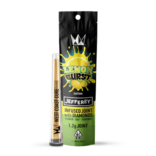 Lemon Burst (S) Infused Preroll - 1.2g - Lemon Burst (S) Infused 1.2g