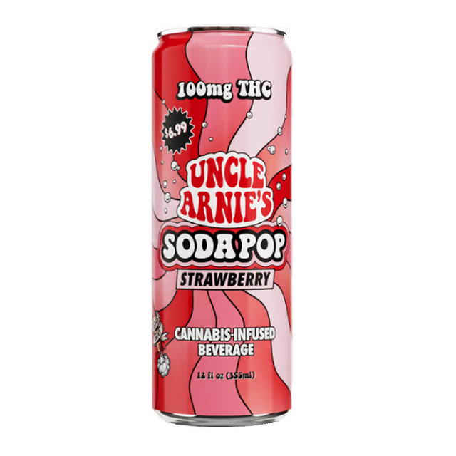 Strawberry Soda Pop - Beverage - 12oz (100mg)