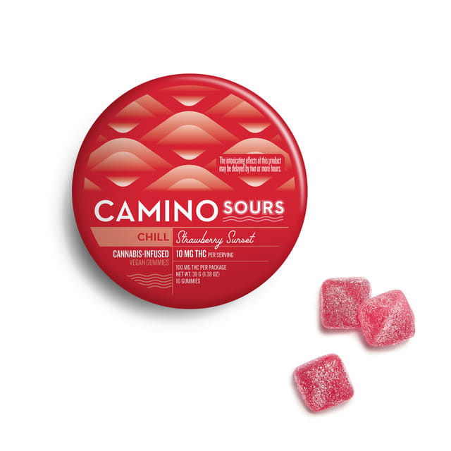 Camino Sours Strawberry Sunset 'Chill' Gummies