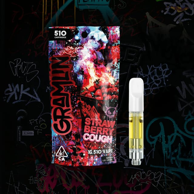 Gramlin | Strawberry Cough 510 Cartridge - 1g