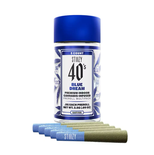 BLUE DREAM - 40's PREROLL MULTI PACK .5G