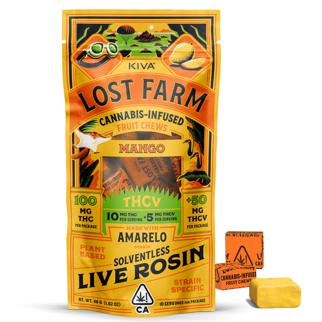Mango THCV Live Resin Fruit Chews - Jack Herer THCV