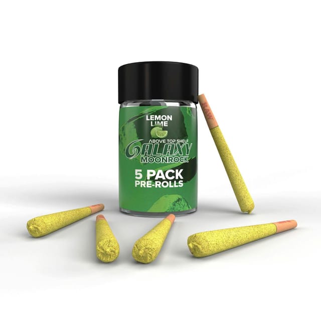 Lemon Lime | 5 Pack Moonrock Infused Preroll