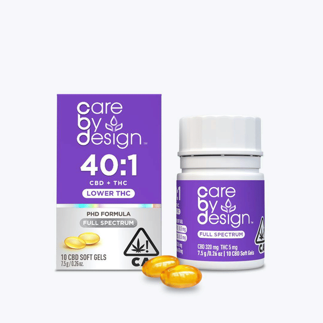 40:1 CBD-Rich Extra Strength Soft Gel Capsules (10 Pack)
