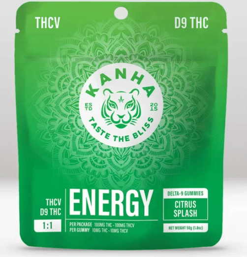 Citrus Splash THCV 1:1 NANO - 100mg Gummies - Citrus Splash Energy (S)