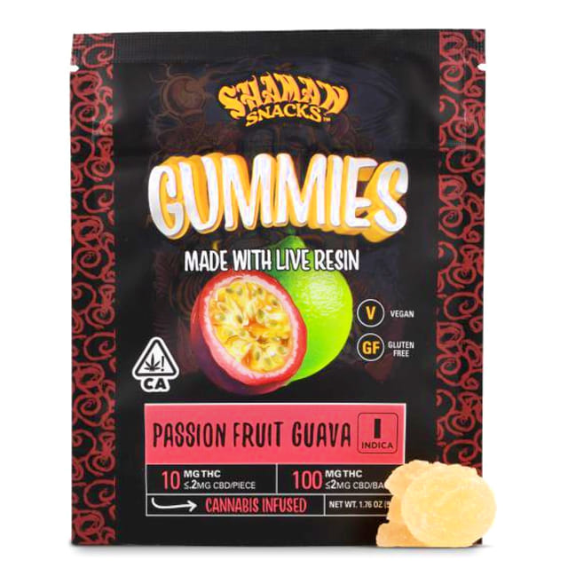 Passion Fruit Guava (I) Live Resin Gummy - 100 mg - Passion Fruit Guava (I)