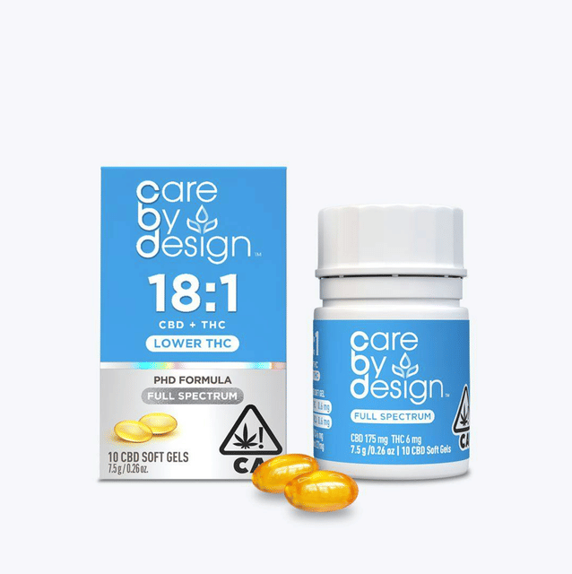 18:1 CBD-Rich Extra Strength Soft Gel Capsules (10 Pack)