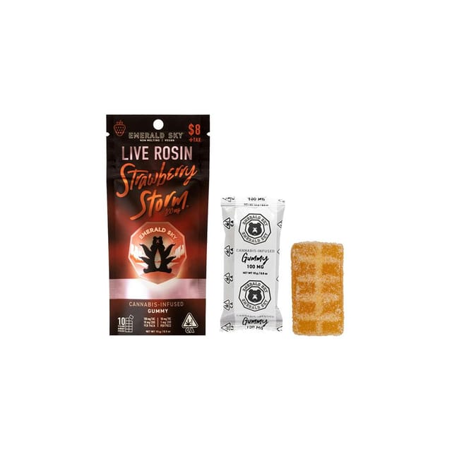 Strawberry Storm | Single 100mg Rosin Gummy