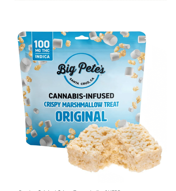 Original Crispy Marshmallow Treat - 100mg - 100mg Indica