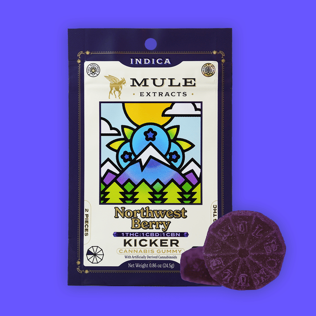 Northwest Berry 2pk Gummies 1:1:1/ THC/CBD/CBN