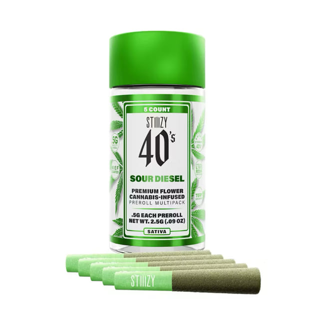 SOUR DIESEL .5G 40S PREROLL MULTIPACK