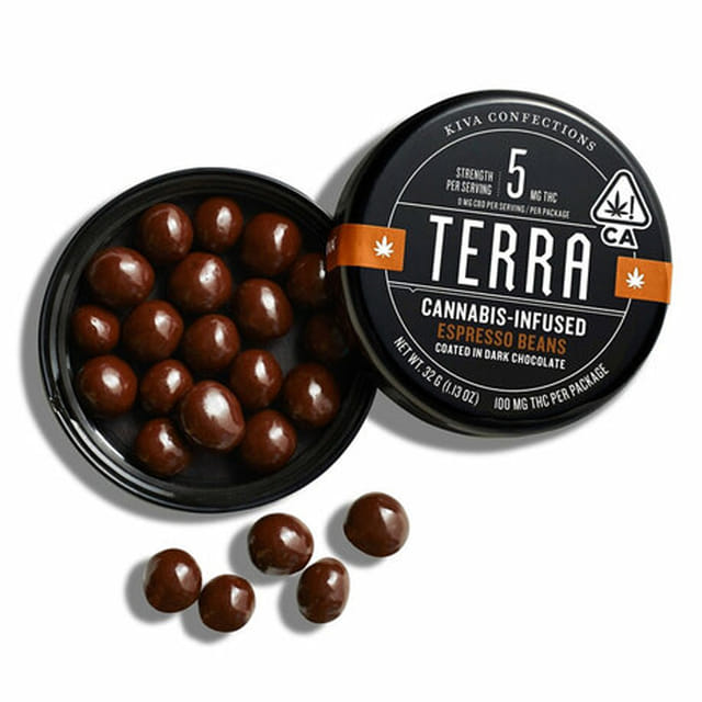 Dark Chocolate Espresso Bean Terra Bites - Dark Chocolate Espresso Beans