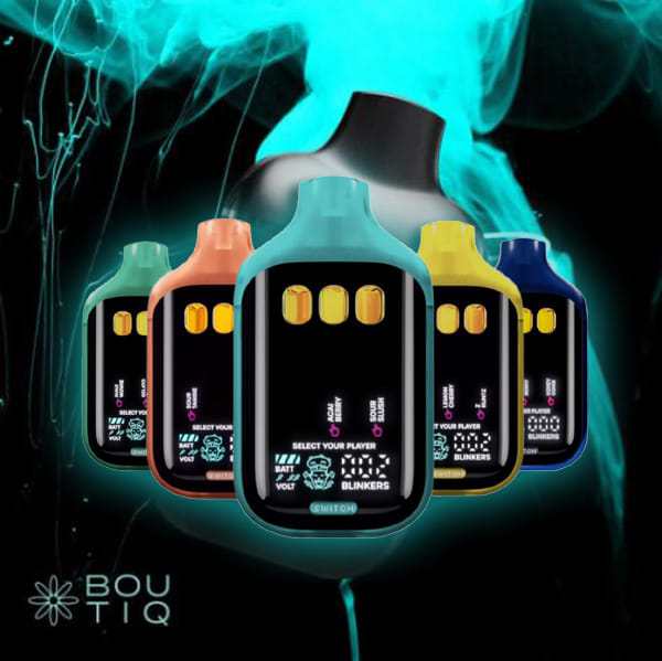 Boutiq Switch - 3 Flavor - V.A.P.E. - Peach Kush (H) / Mango Berry (I) / Yellow Diesel (S) - 2g - V5 - 2 gram