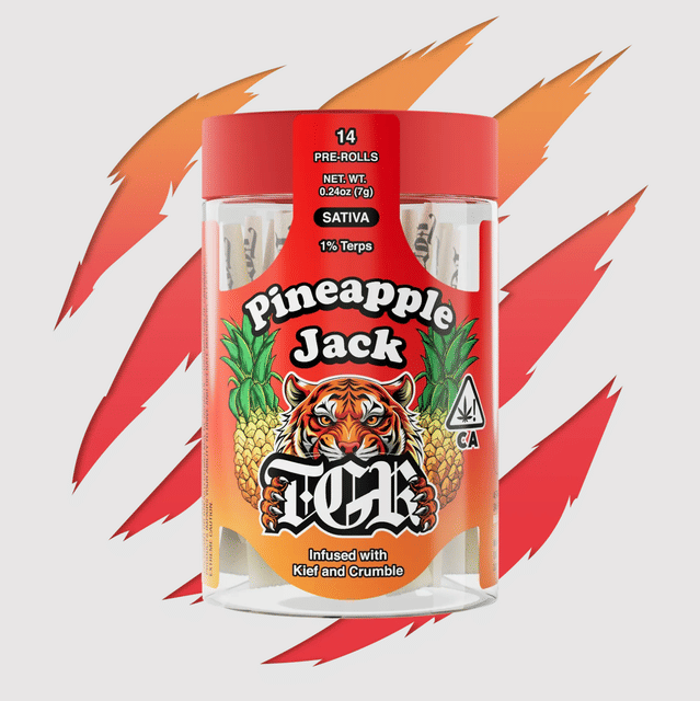 Pineapple Jack Infused Pre-Rolls 14 Pack