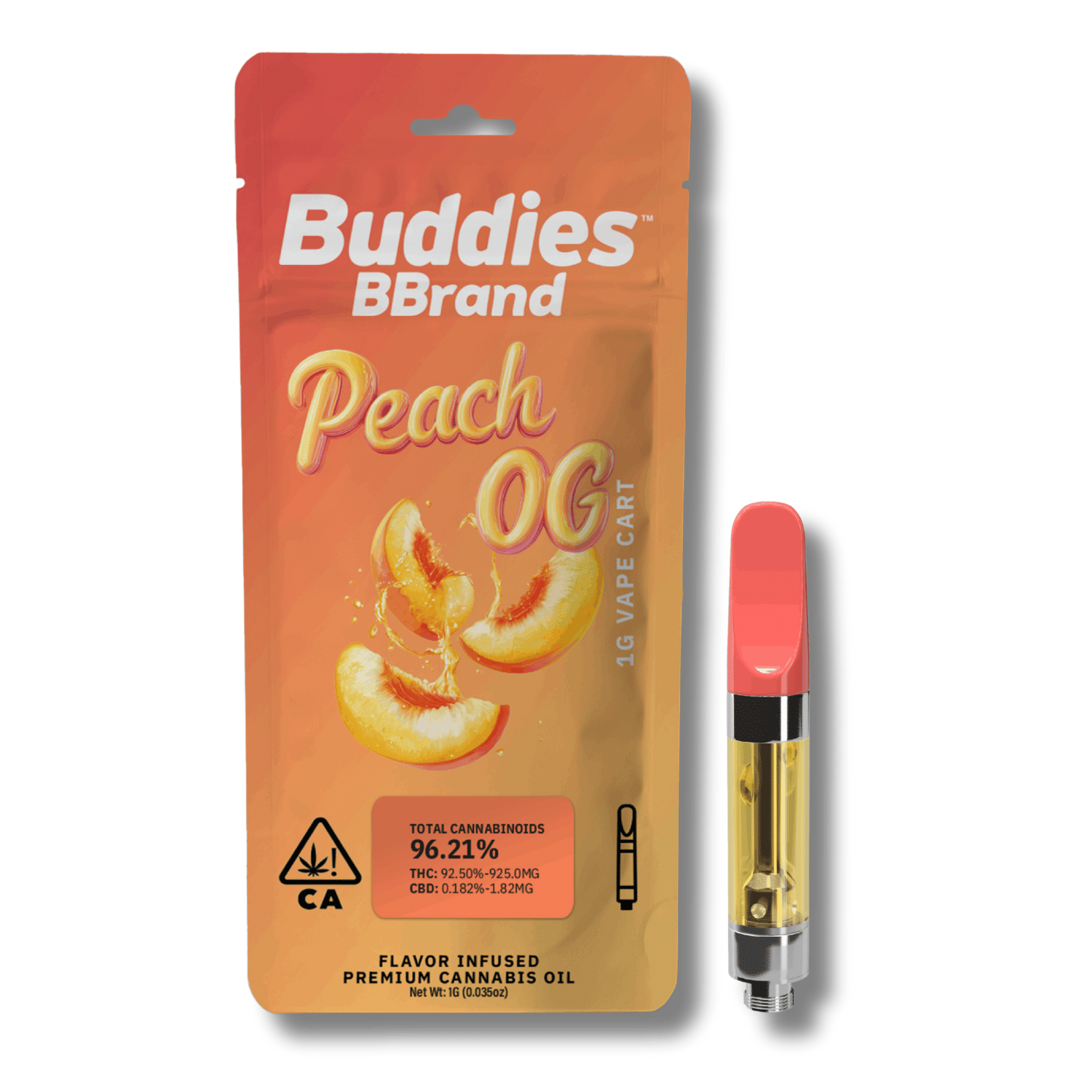 Buddies Brand: Peach OG