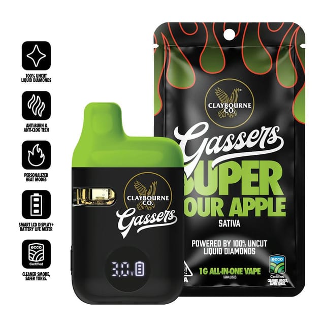 Super Sour Apple - 1g Disposable Gassers - 1g Dispo - Sativa