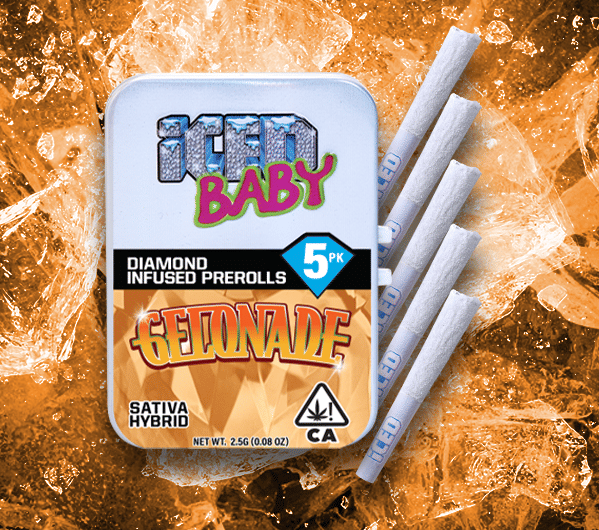 Gelonade - .5g Diamond Infused Pre Rolls(5pk) - Infused PR Pack - Sativa