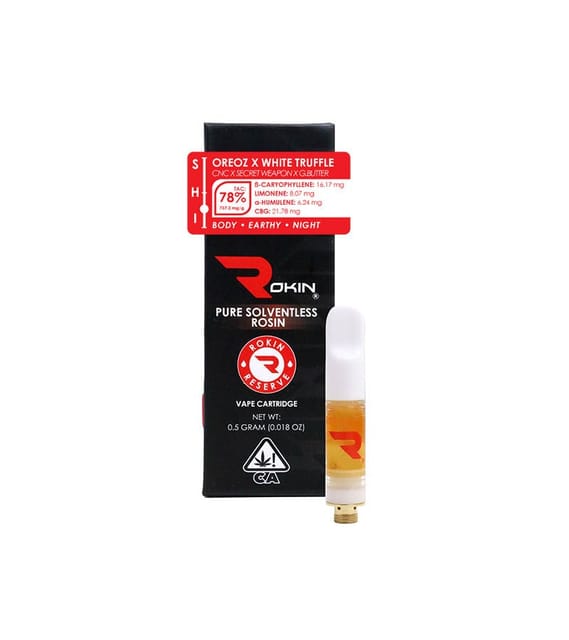Oreoz x White Truffle 0.5g Cartridge | Reserve Rosin