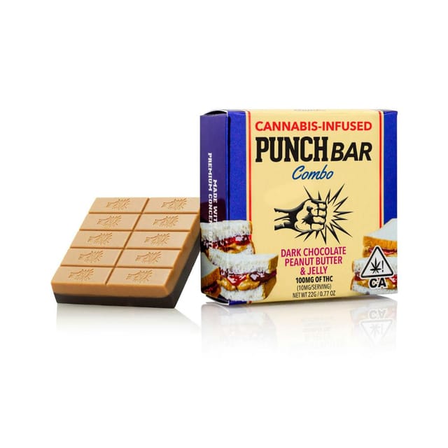 Dark Chocolate Peanut Butter Jelly | 100mg PunchBar