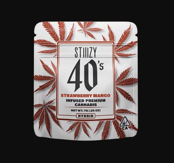 STRAWBERRY MANGO 40's INFUSED MYLARS 7G