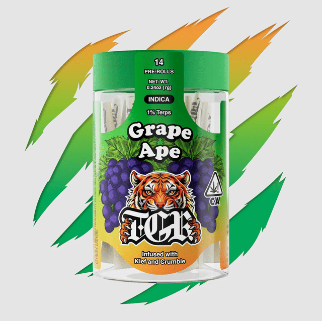 Grape Ape Infused Pre-Rolls 14 Pack