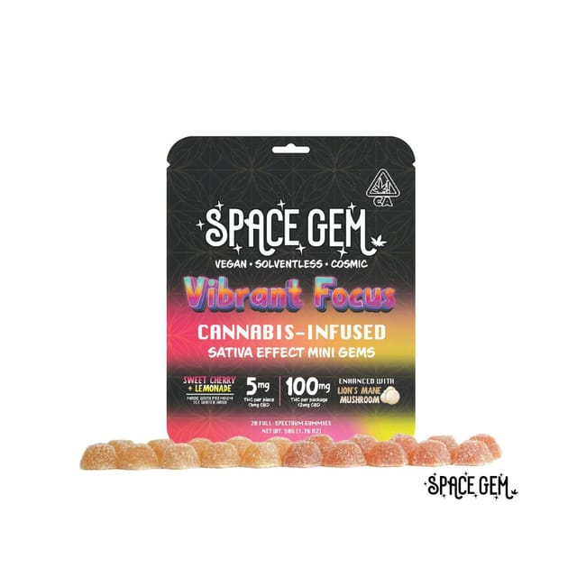 Sweet Cherry + Lemonade - Mini Gems (S) Vibrant Focus 20pk - 100mg - Mini Gems - Sweet Cherry + Lemonade