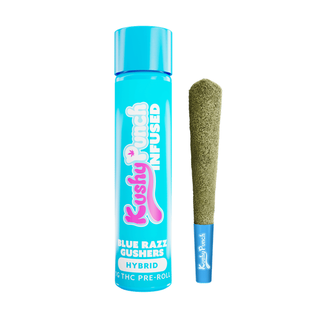 Blue Razz Gusher 1g Infused Pre-roll