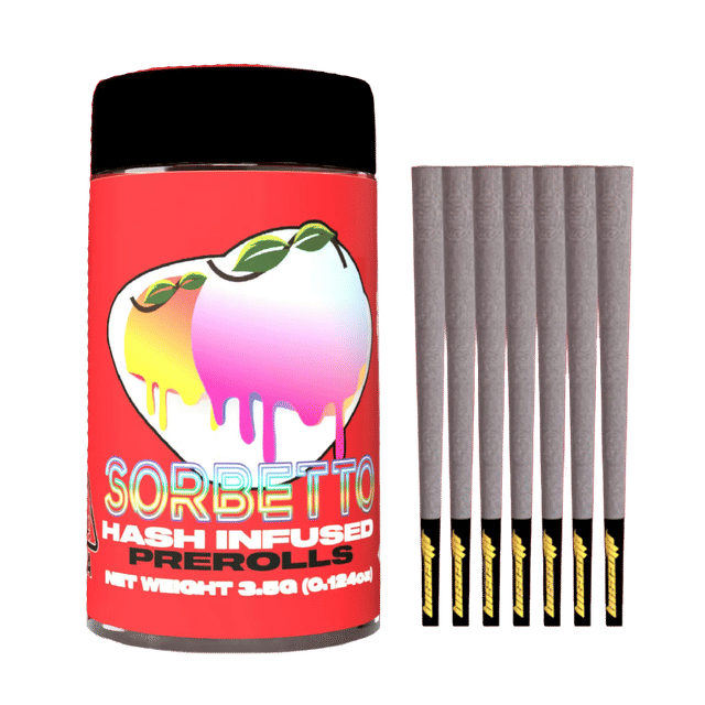 Sorbetto - Hash Infused - Pre-Rolls - 3.5g (7-Pack)