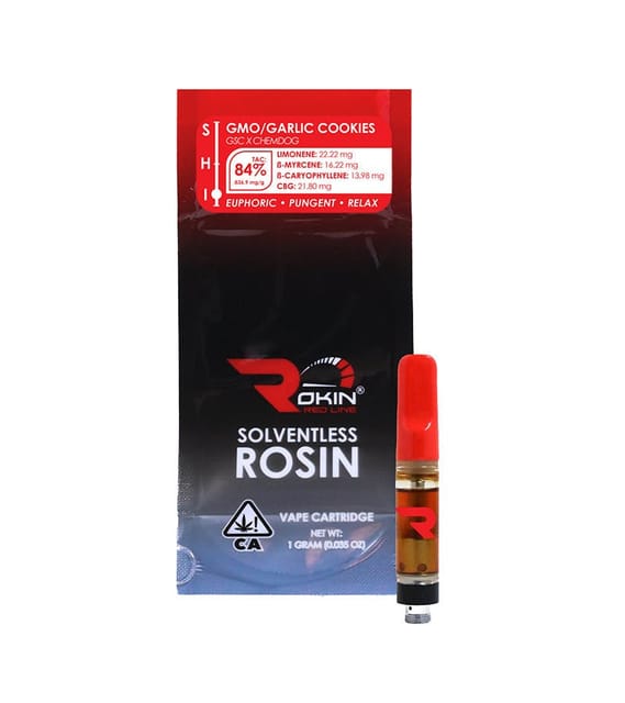 GMO Garlic Cookies 1.0g Cartridge | Redline Rosin
