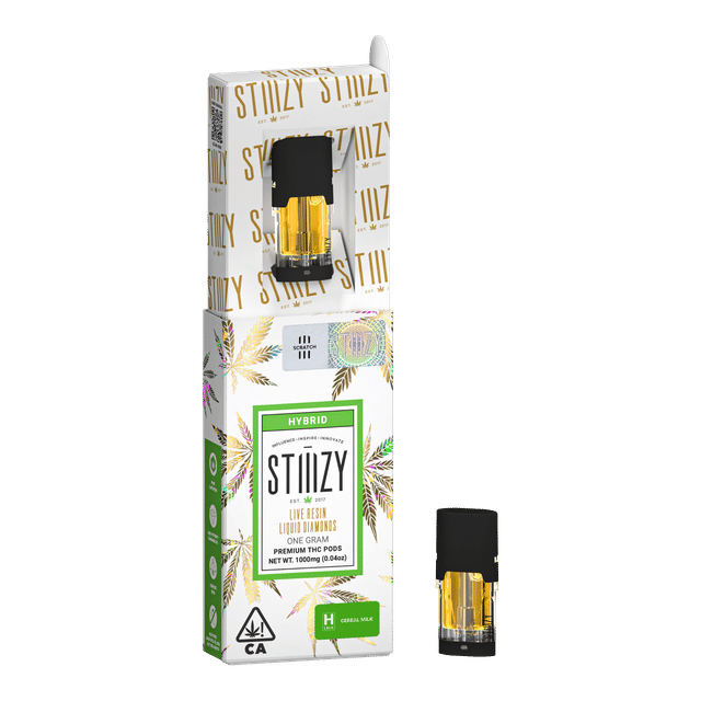 STIIIZY - Liquid Diamond Cereal Milk Pod 1g - STIIIZY - Liquid Diamond Cereal Milk Pod 1g