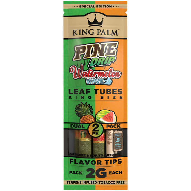 Watermelon Wave & Pine Drip Dual Pack King Rolls - 2pk - 2 Pack Blunt Wraps