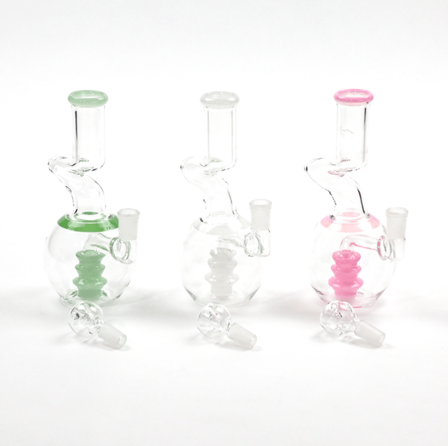 8" Slime Zong Water Pipe w/ Flower Bowl (45)