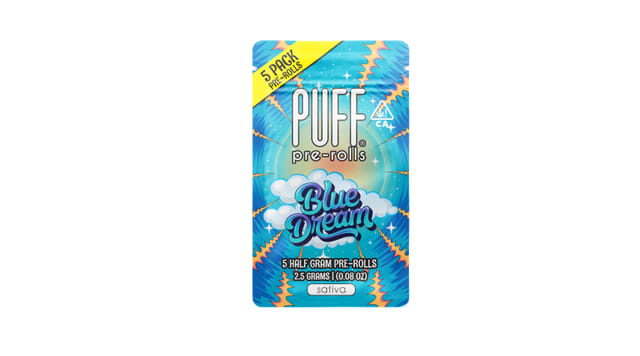 Blue Dream - 2.5g 5-Preroll Pack - Preroll Pack Sativa