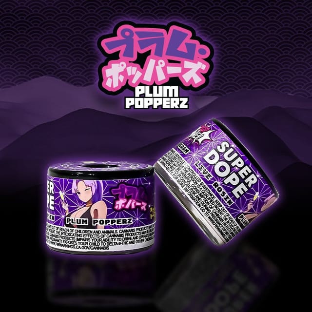 Plum Popperz - Live Rosin 1G - Plum Popperz Live Rosin (I)