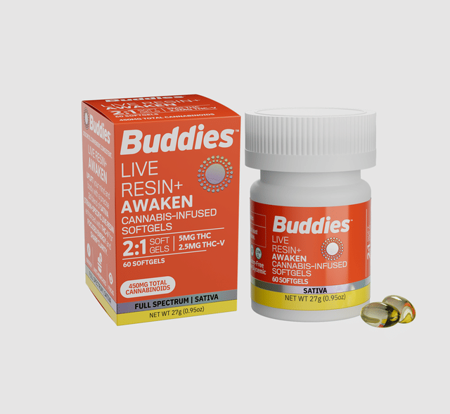 2:1 THC:THCv Awaken Live Resin Soft Gels