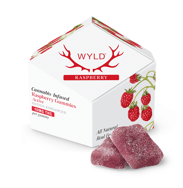 Raspberry Sativa Enhanced Gummies