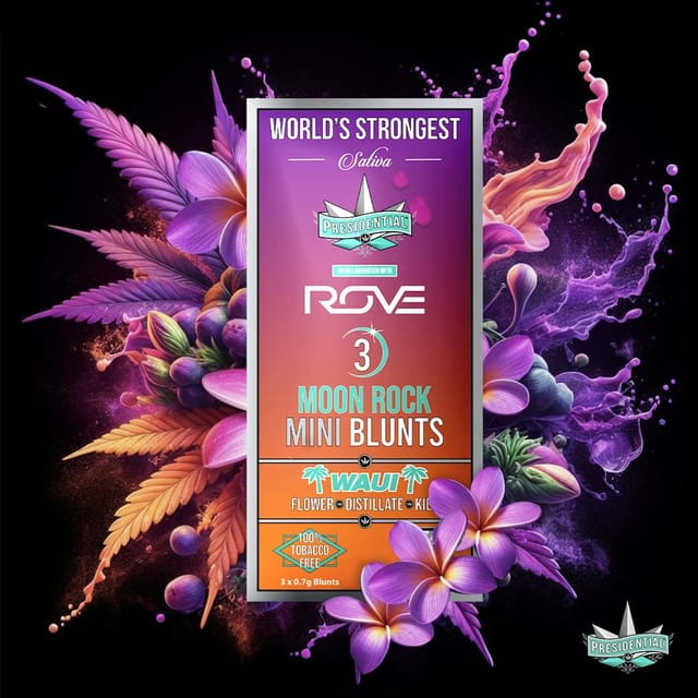 Waui - .7g Moon Rock Blunts(3pk) - Blunt Pack - Sativa