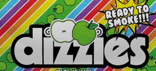 Dizzies Blue Raspberry Slushy | Infused Preroll 10Pk