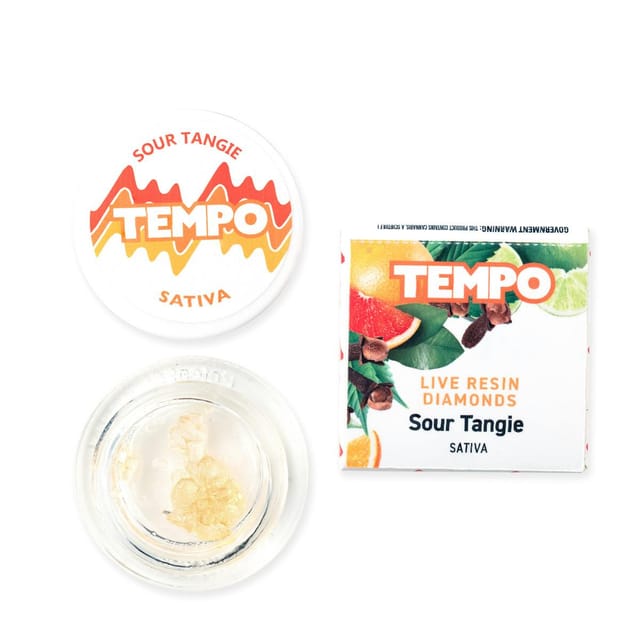 Sour Tangie 1g Live Resin Diamonds