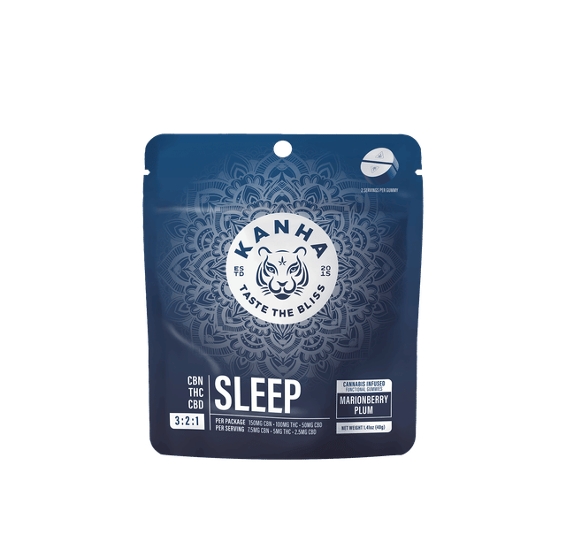 SLEEP 3:2:1 Marionberry Plum - 100mg - 100mg Mixed Gummies