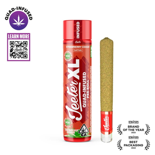 Strawberry Cough XL 2g Quad Infused Pre-Roll