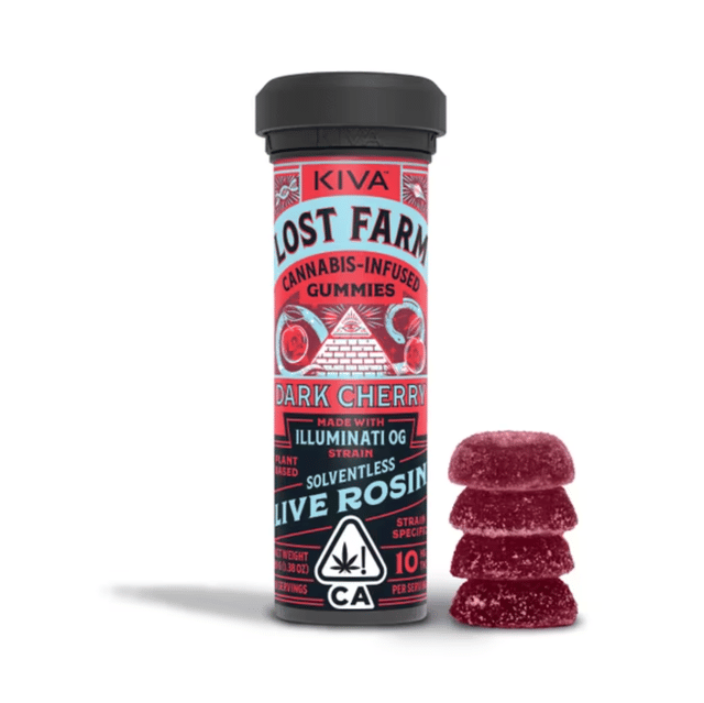 Lost Farm Dark Cherry Rosin Gummies
