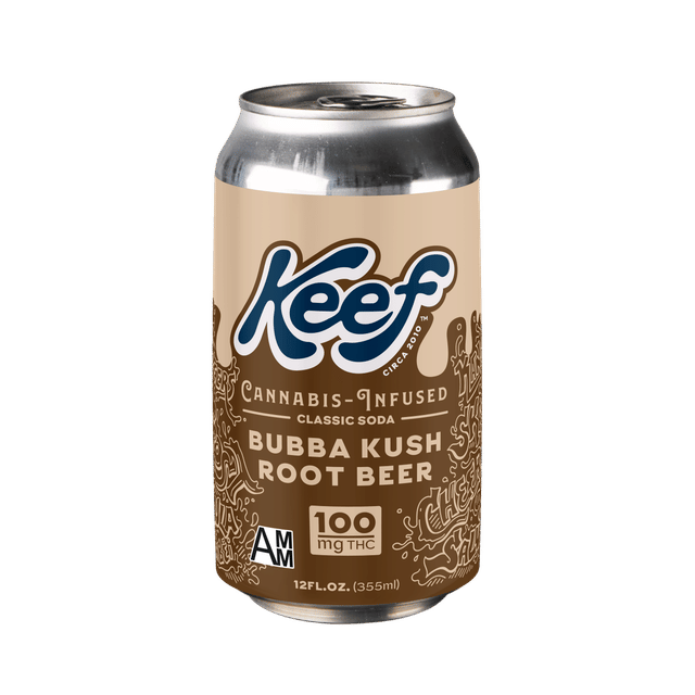 Bubba Kush Root Beer - Classic Soda - Beverage - 12oz (100mg)