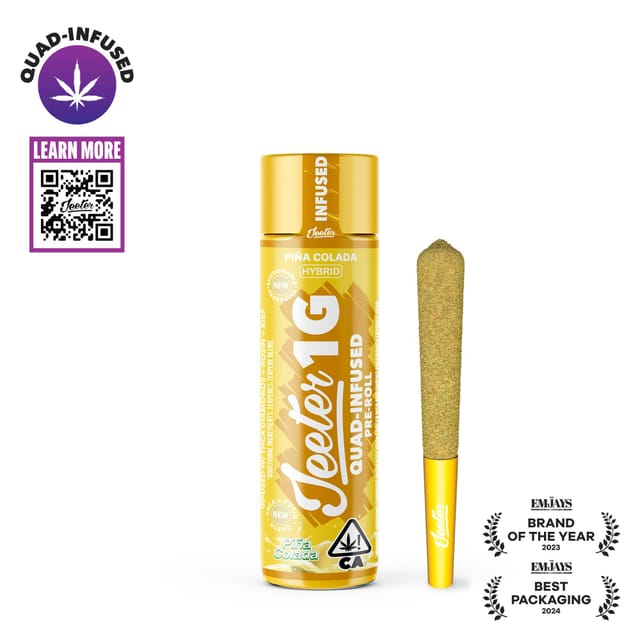 Pina Colada 1g Quad Infused Pre-Roll