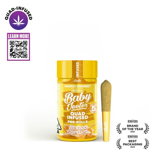 Baby Mango Sherbet Quad Infused Pre-Roll