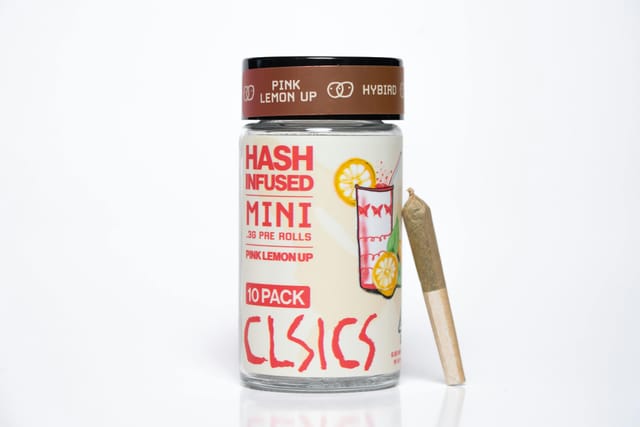 Pink Lemon | 3g | .3g x 10 Hash Infused Preroll Pack - SR - 181