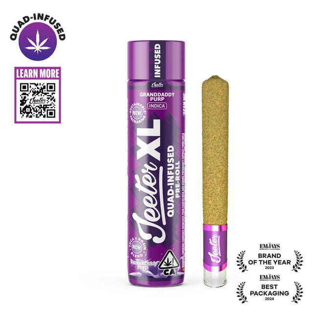 Granddaddy Purp XL 2g Quad Infused Pre-Roll